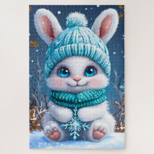 Adorable Rabbit Game for Kids and Adults Jigsaw Puzzle