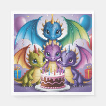Adorable Rainbow Dragons