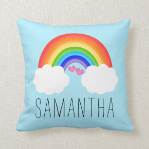 Adorable Rainbow Name Cushion