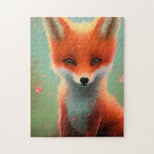 Adorable Red Fox Jigsaw Puzzle (Vertical)