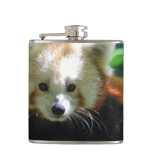 Adorable Red Panda Hip Flask