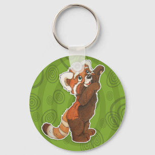 Adorable Red Panda Keychain