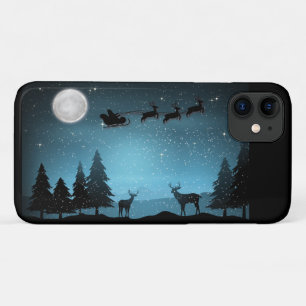 Adorable Reindeer At Night iPhone 11 Case