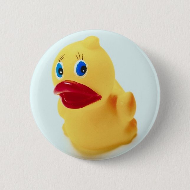 Adorable Rubber Duck 6 Cm Round Badge (Front)