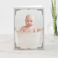 Adorable Rustic Baby Congrats