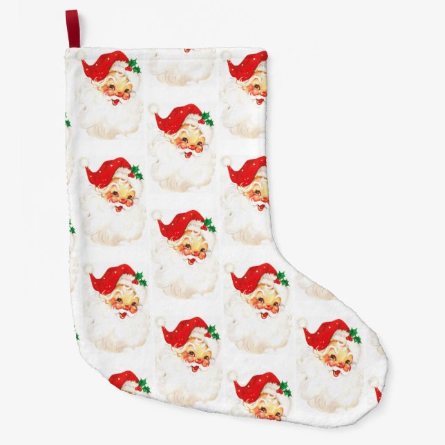 Adorable Santa Christmas Stocking (Front)