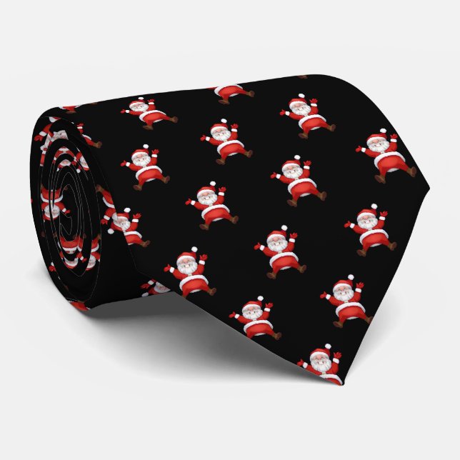 Adorable Santa Claus, Christmas Tie (Rolled)
