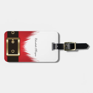 Adorable Santa Claus Custom Luggage Tag