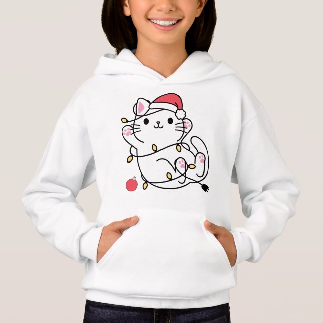 Adorable Santa Kitty Cat Christmas (Front)