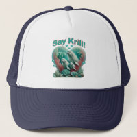 Adorable "Say Krill" Whale Family Portrait