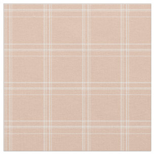 Adorable scotland plaids modern pink and white fabric