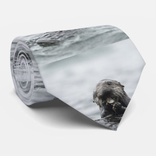 Adorable Sea Otter Tie