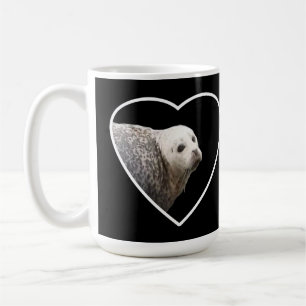 Adorable SealResting Shoreline Sea Creature Art Coffee Mug