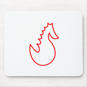 Adorable Searhorse Mouse Mat