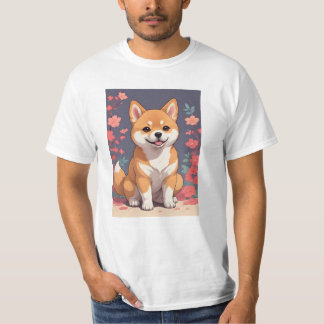 Adorable Shiba Inu T-Shirt - Perfect for Dog Lover