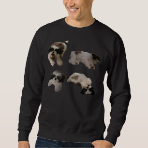 Adorable Shihtzu Puppy Sweatshirt