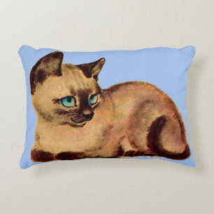 adorable Siamese cat kitten Decorative Cushion