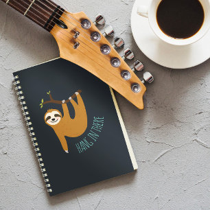 Adorable Sloth "Hang in There"  Planner