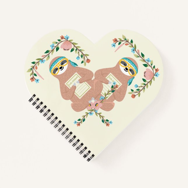 Adorable Sloth Notebook (Front)