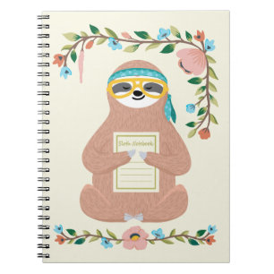 Adorable Sloth Notebook