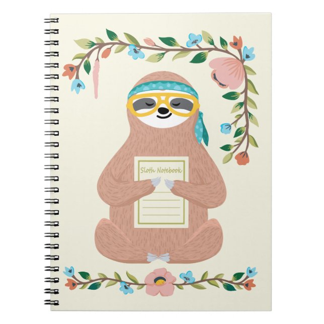Adorable Sloth Notebook (Front)