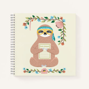 Adorable Sloth Notebook