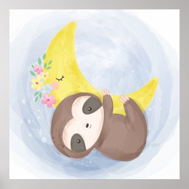Adorable Sloth  Poster (Front)