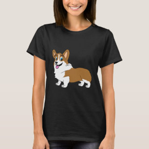 Adorable Smiling Welsh Corgi 482 T-Shirt