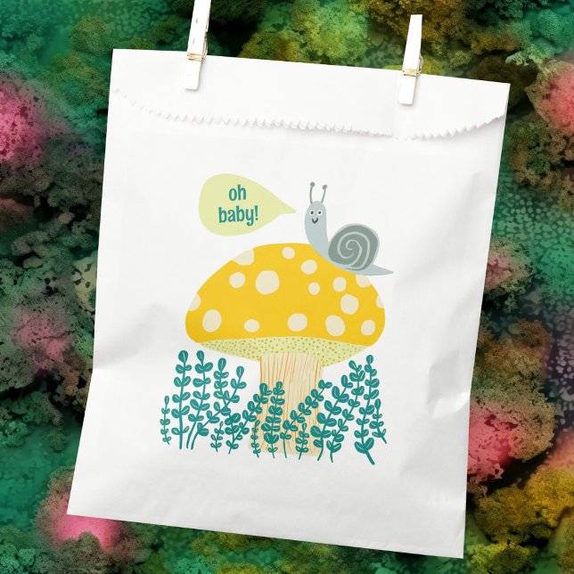 Adorable Snail Mushroom Cute Butterfly Baby Shower Favour Bags (Adorable Snail Mushroom Cute Butterfly Baby Shower Favor Bag
)