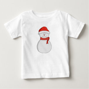 Adorable Snowman Baby T-Shirt