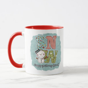 Adorable Snowman Mug