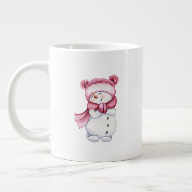 Adorable Snowman Mug  (Left)