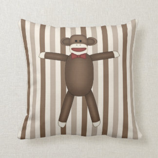 Adorable Sock Monkey Home Decor Items Cushion