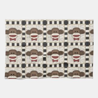 Adorable Sock Monkey Home Decor Items Tea Towel