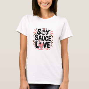 Adorable Soy Sauce Graphics for Kawaii Fans T-Shirt