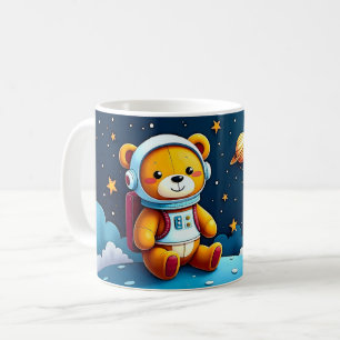 Adorable Space Teddy Coffee Mug
