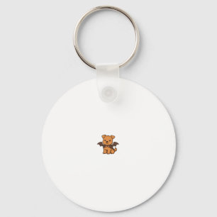 Adorable Spooky Golden Retriever Ghost Classic T-S Key Ring