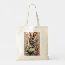 Adorable Spring Garden Rabbit Design