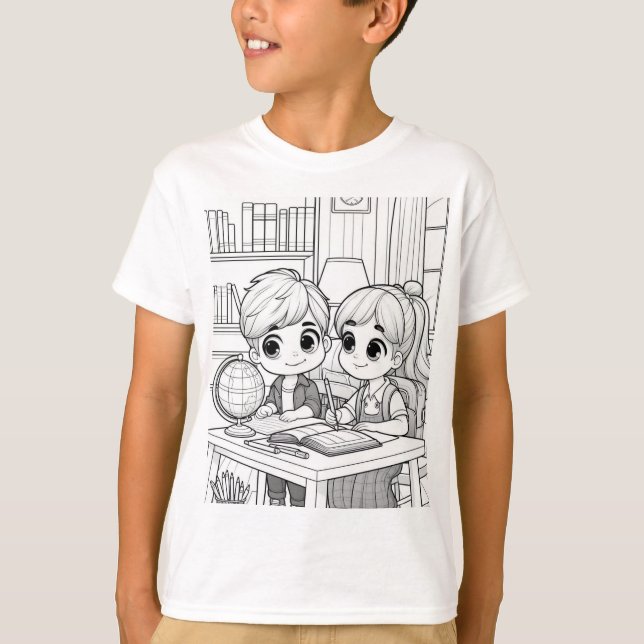 Adorable Study Buddies T-Shirt (Front)
