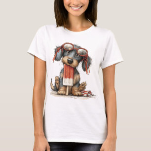 ADORABLE SUMMER THEMED DACHSHUND DOG T-Shirt