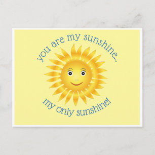 Adorable Sunshine Singing Postcard