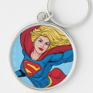 Adorable Supergirl Stance Key Ring
