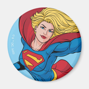 Adorable Supergirl Stance Magnet