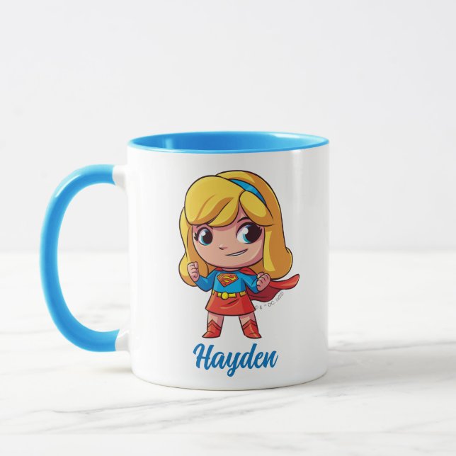 Adorable Supergirl Stance Mug (Left)