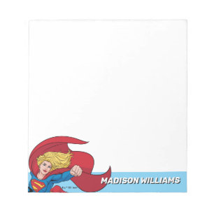 Adorable Supergirl Stance Notepad