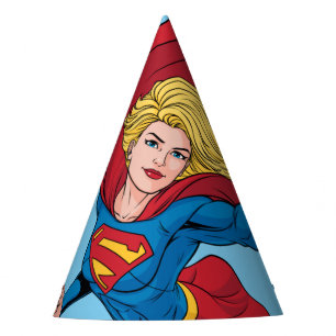 Adorable Supergirl Stance Party Hat