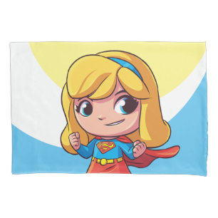 Adorable Supergirl Stance Pillowcase