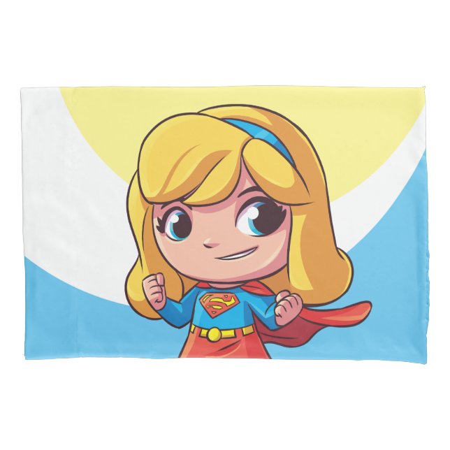 Adorable Supergirl Stance Pillowcase (Front)