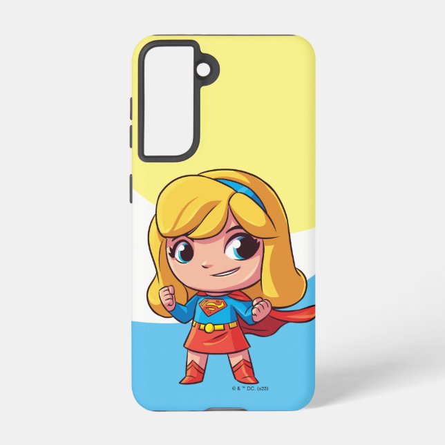 Adorable Supergirl Stance Samsung Galaxy S21 Case (Back)