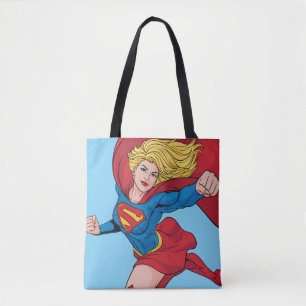 Adorable Supergirl Stance Tote Bag